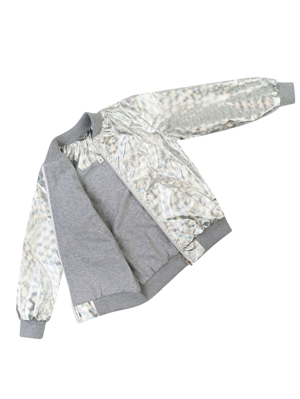 Ветровка детская серебро