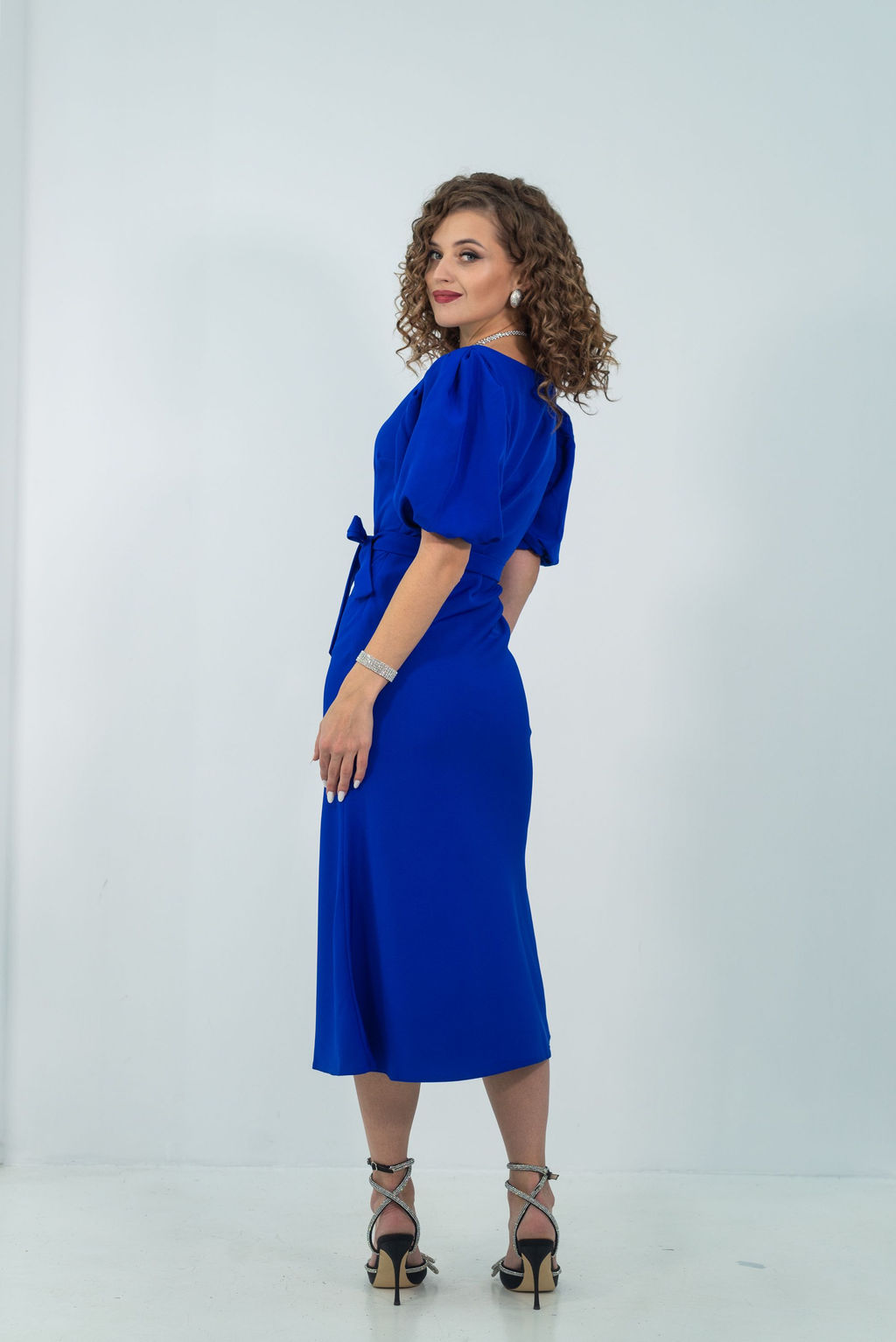 Платье Матэо (ярко-синий) - Nadi bordo фото 5