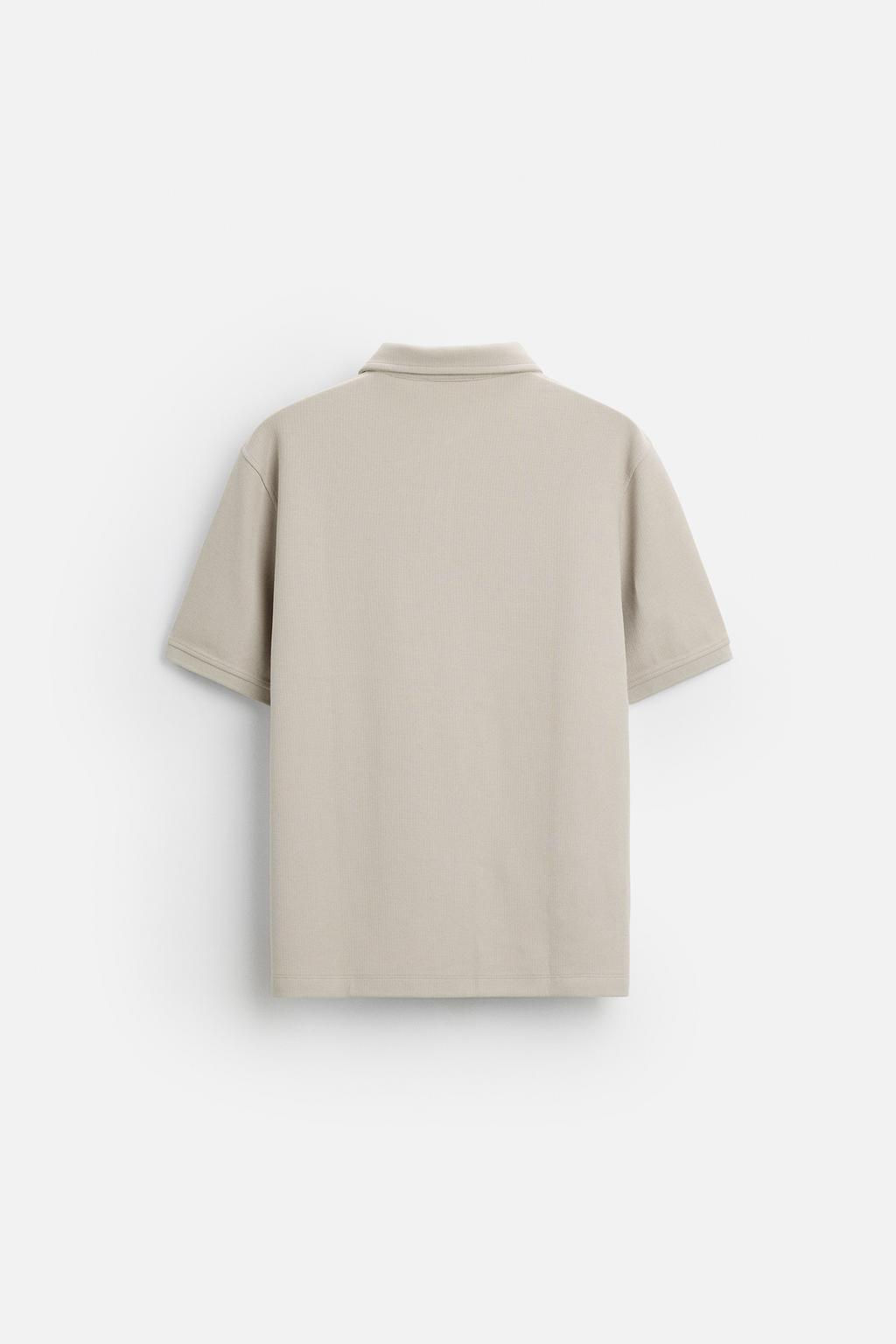 TEXTURED POLO SHIRT - Zara фото 30
