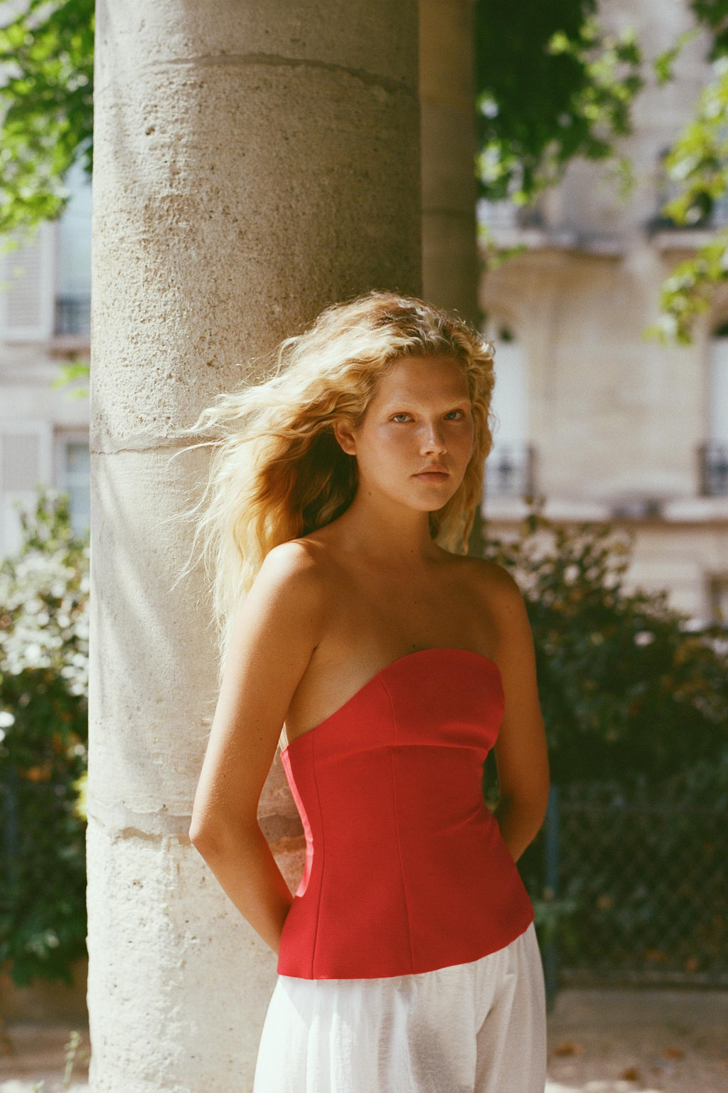 PEPLUM BARDOT TOP