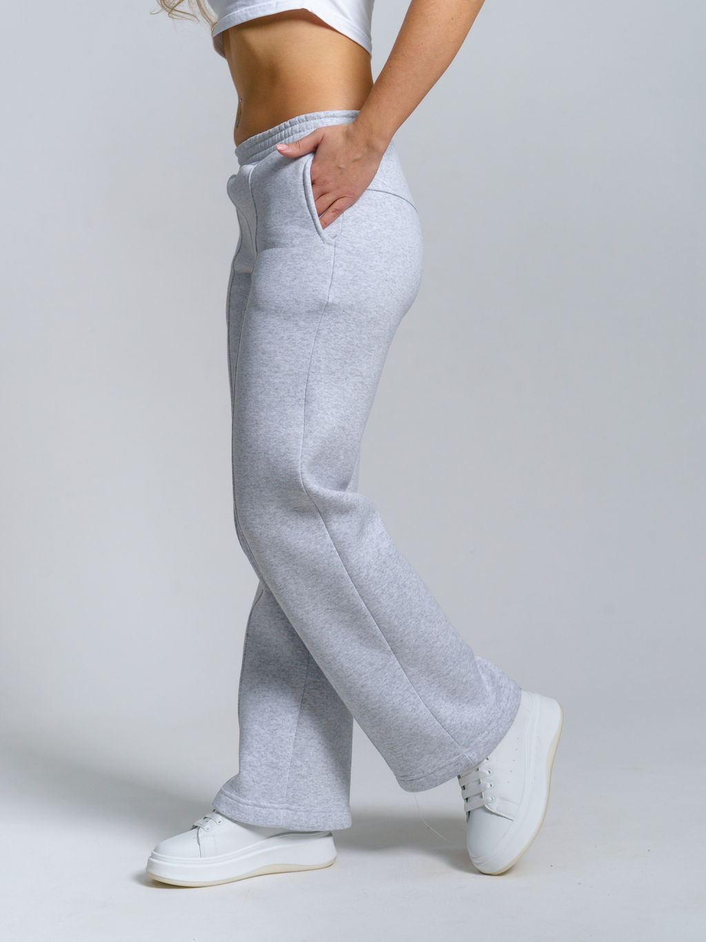 Брюки из футера трехнитка с начесом качество пенье - Svetekst фото 7