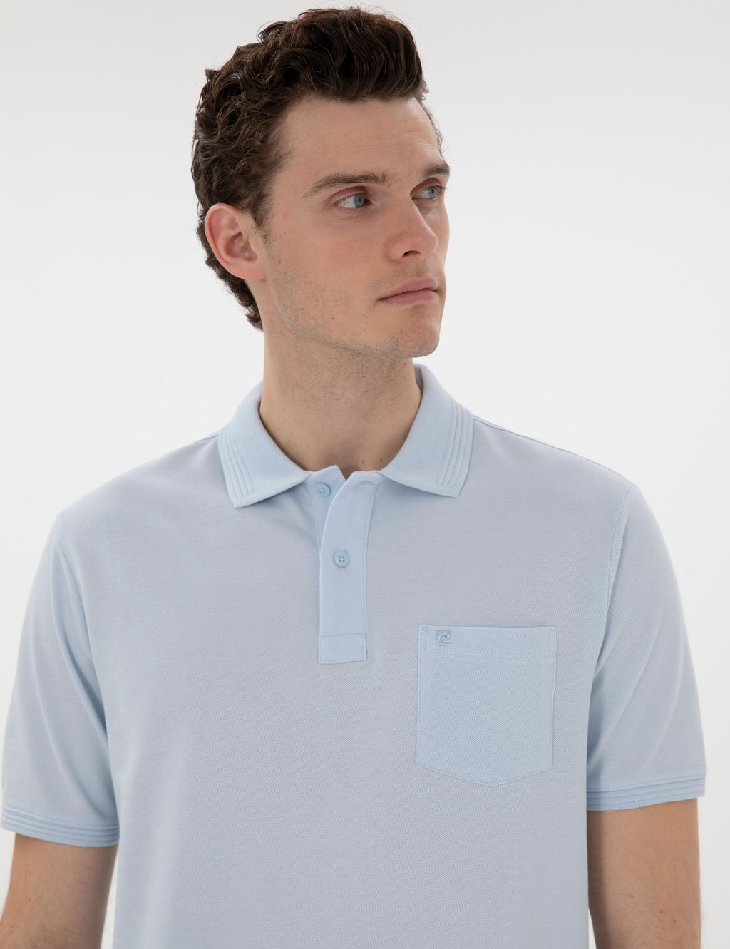 A__k Mavi Regular Fit K_vr_lmaz Polo Yaka Basic Ti__rt - Pierre cardin фото 2