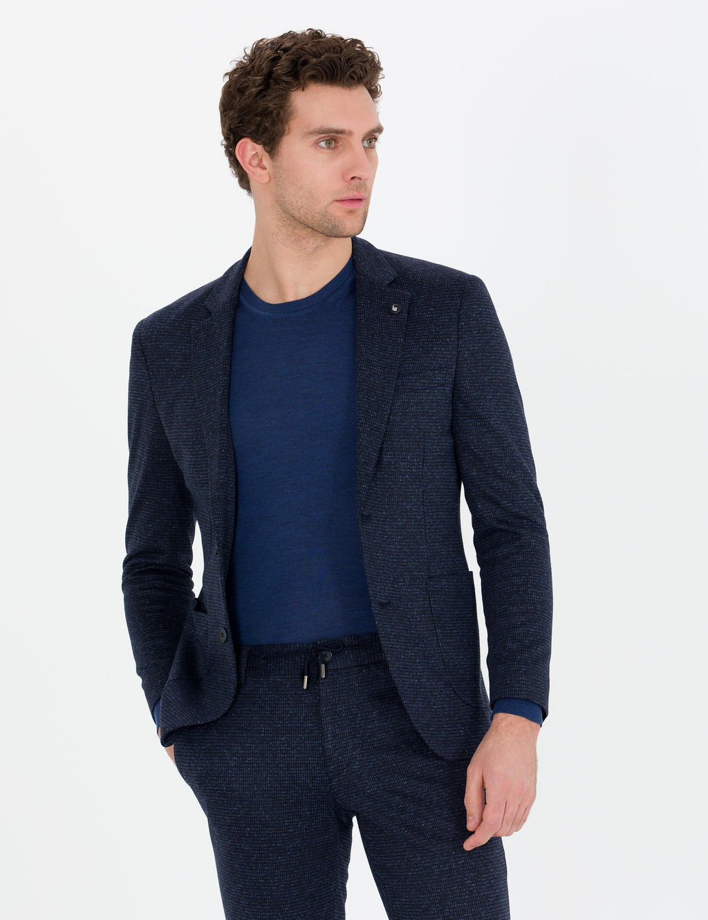 Lacivert Ex. Slim Fit Ceket - Cacharel фото 3