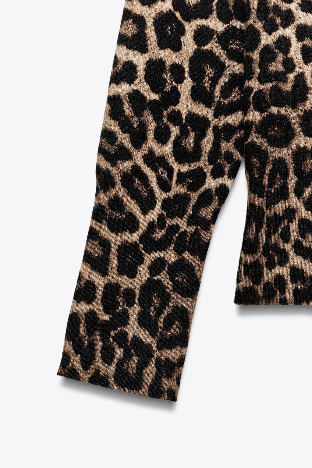 ANIMAL PRINT KNIT SWEATER - Zara фото 9