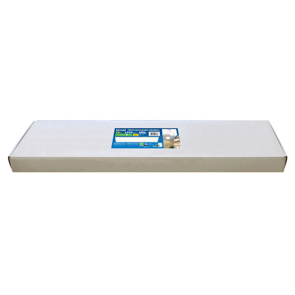 ULP-30120-36W/NW EFFECTIVE WHITE Светильник светодиодный потолочный встраиваемый. Белый свет (4000K). Корпус белый. В комплекте с и/п. ТМ Uniel.