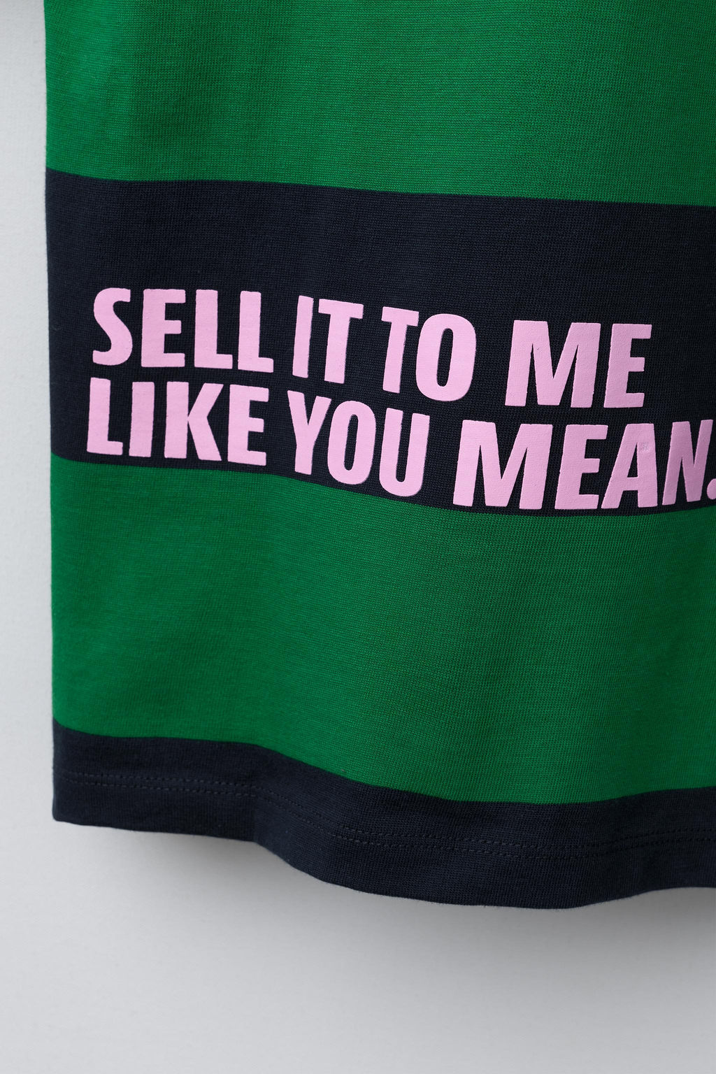 HEAVYWEIGHT STRIPED TEXT T-SHIRT - Zara фото 4