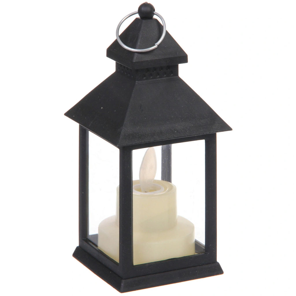 Сувенир с подсветкой "Таинственный фонарь" 5,7*14 см, Черный (работает от батареек LR44*3)