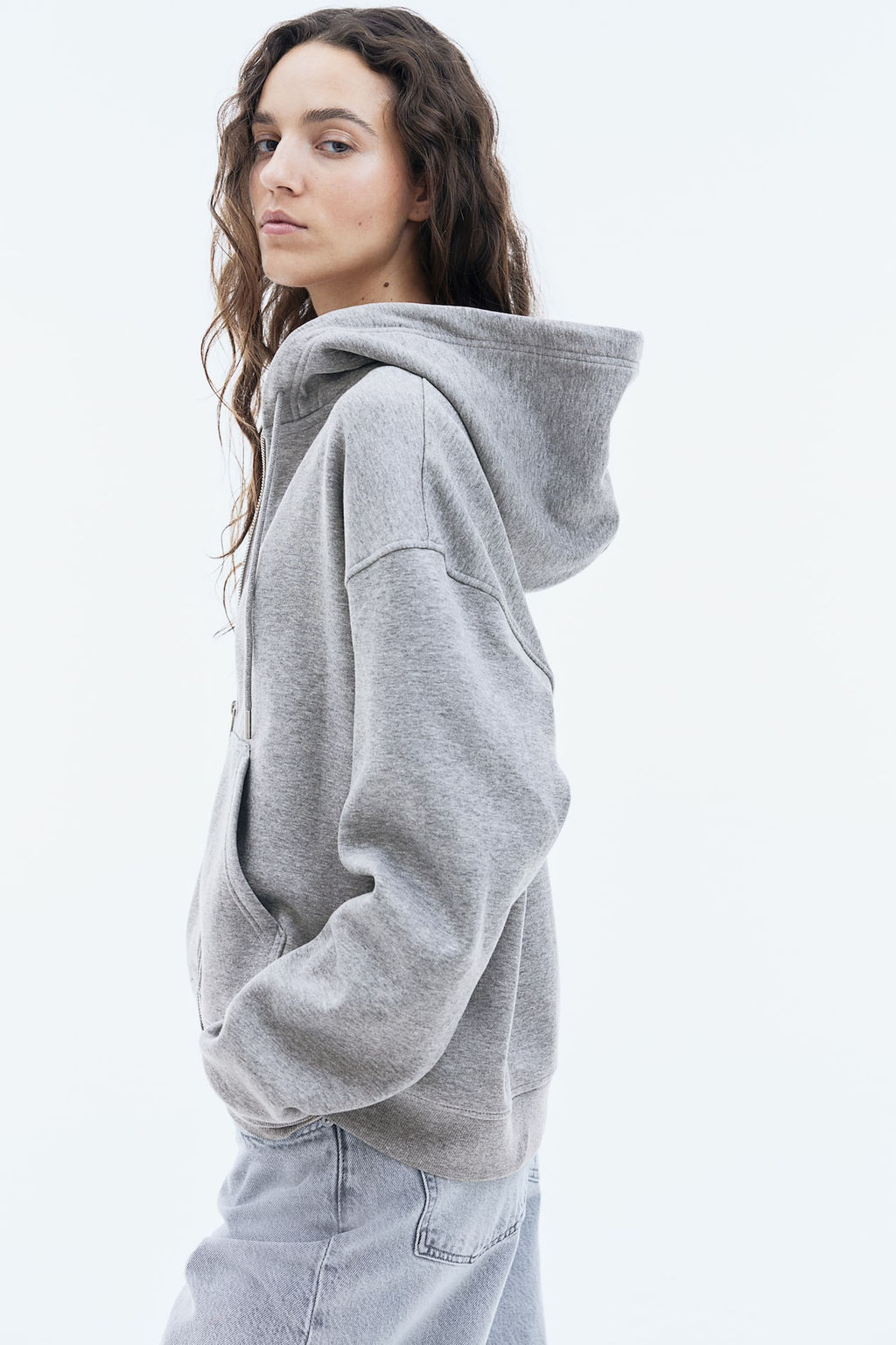 Chaqueta sudadera con capucha y cremallera - H&m фото 5