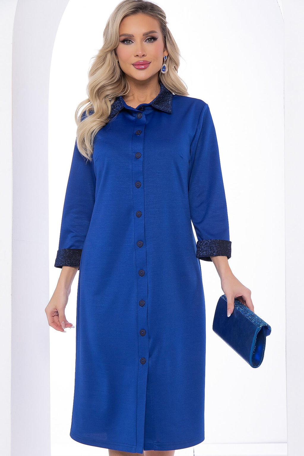 Платье Елизавета (электрик) П8106 - Lt collection фото 6