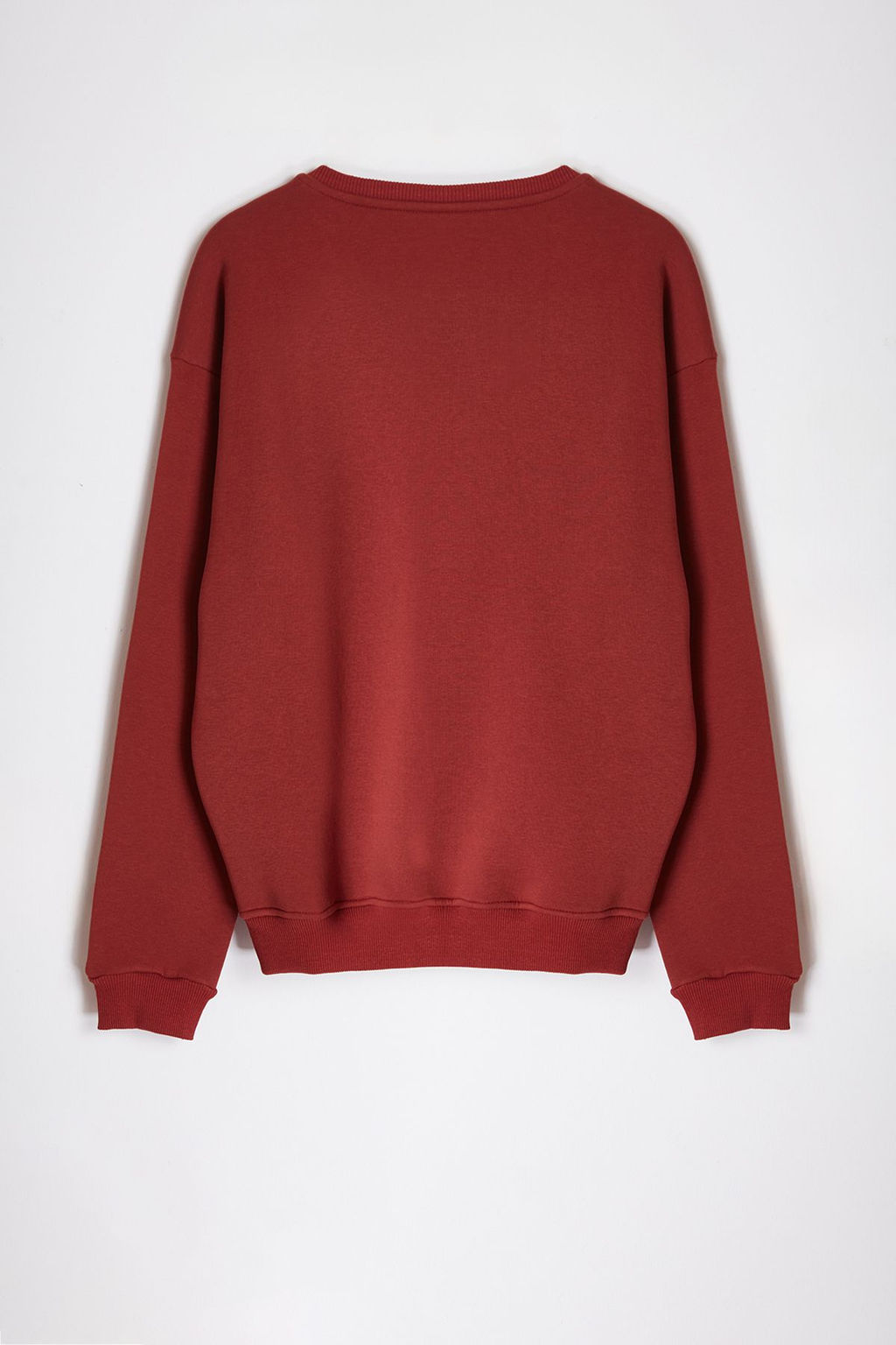 TRENDYOL MAN Siyah Oversize/Genis Kesim Pamuklu Basic Ici Polarl? Kal?n Sweatshirt TMNAW25SW00011 - Trendyolmilla фото 15