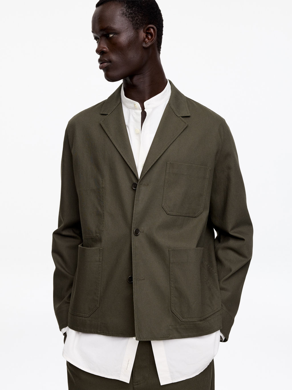 Blazer relajado de algod?n y lino - H&m фото 6