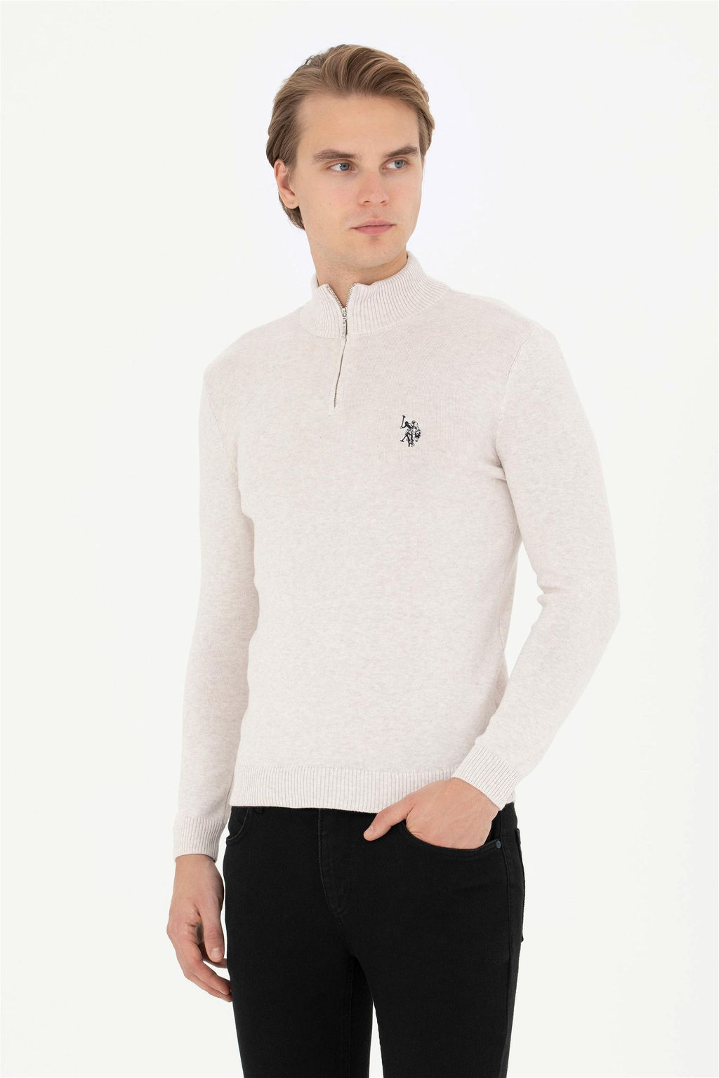 Мужской свитер с камнем - U.s. polo assn фото 3