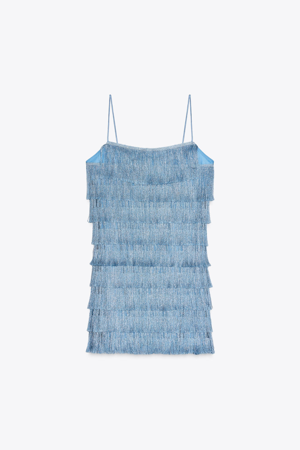 FRINGED SHORT DRESS - Zara фото 5