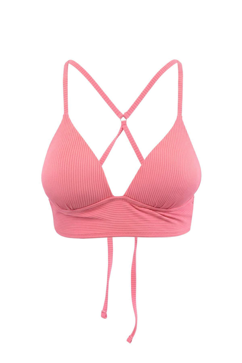 TRENDYOLMILLA Turuncu Ucgen Push Up Dokulu Bikini Ustu TBESS21BU0010  фото 74