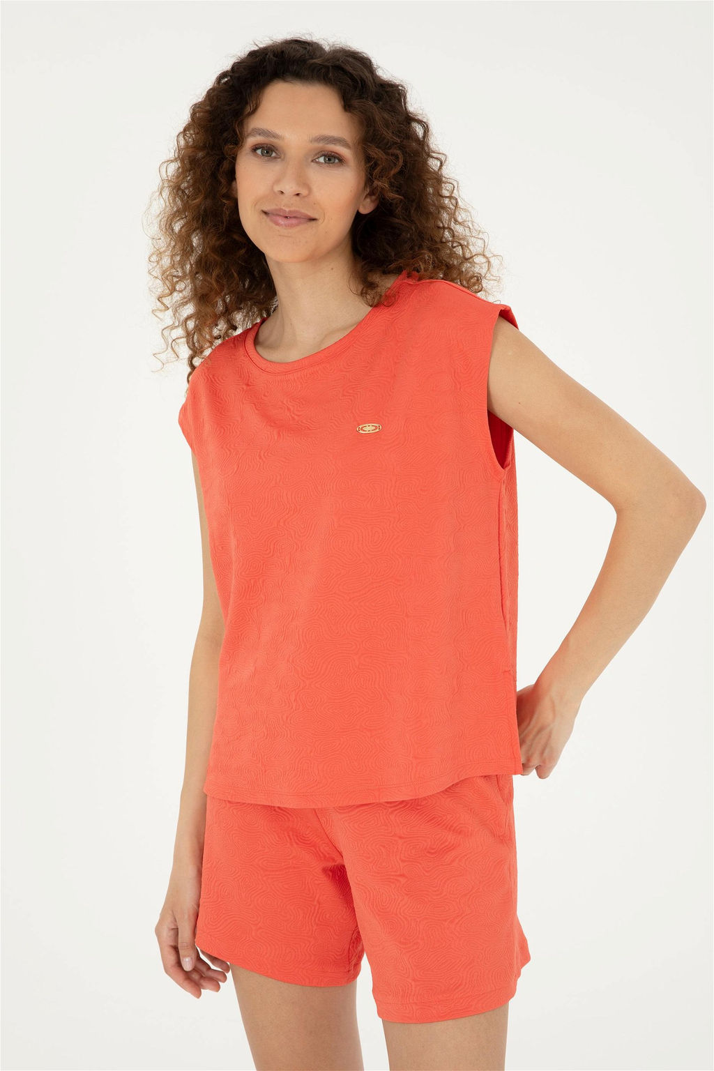 U. S. Polo Assn / Женская футболка с цветком граната - U.s. polo assn фото 3