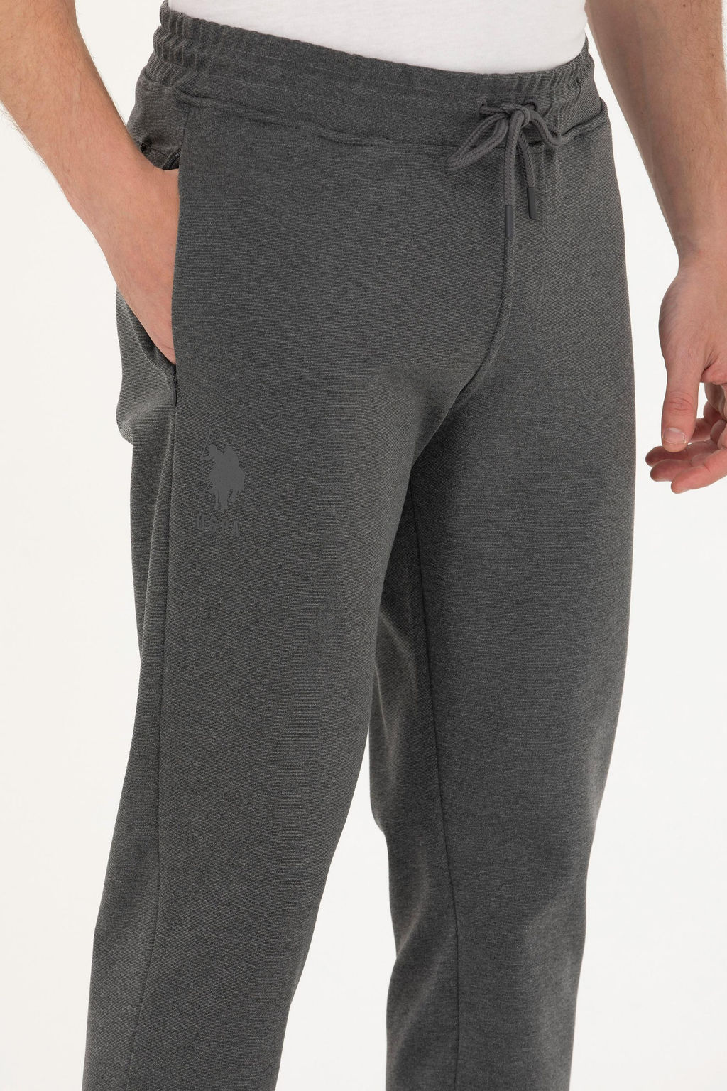U. S. Polo Assn / Мужские спортивные штаны антрацитового меланжа - U.s. polo assn фото 19