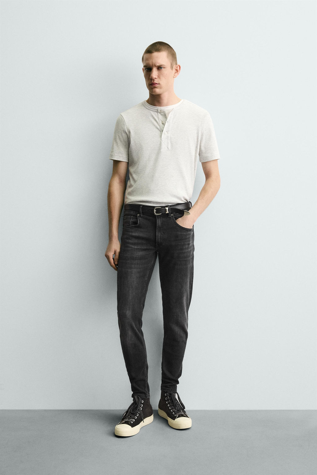 JEANS SKINNY FIT / Negro