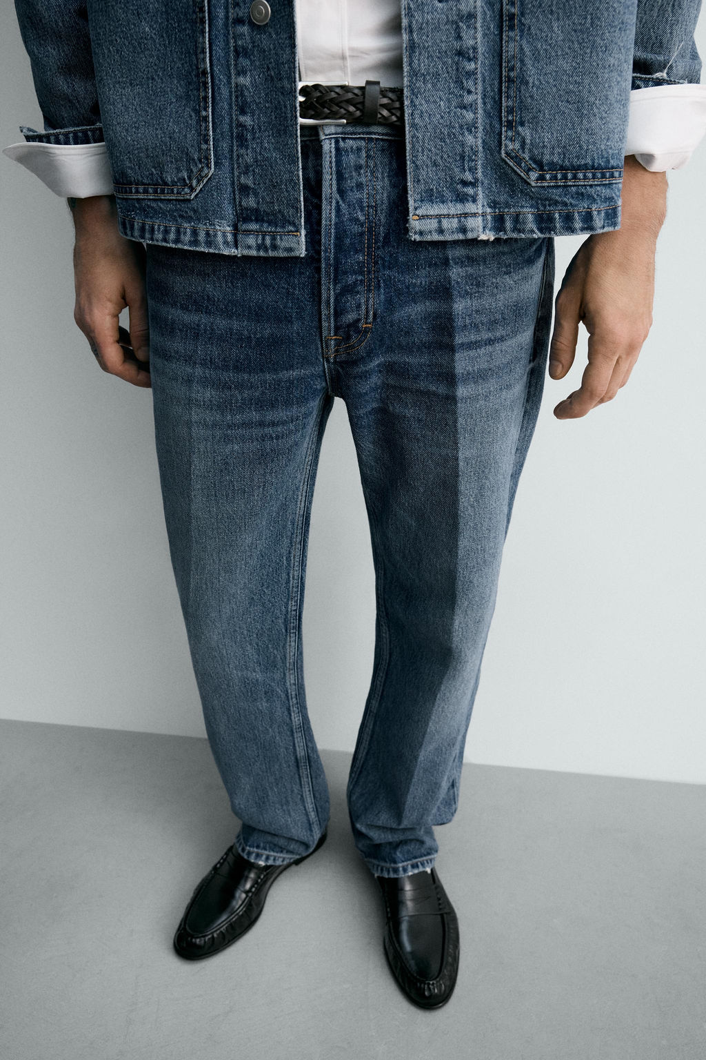 STRAIGHT-LEG JEANS LIMITED EDITION - Zara фото 17