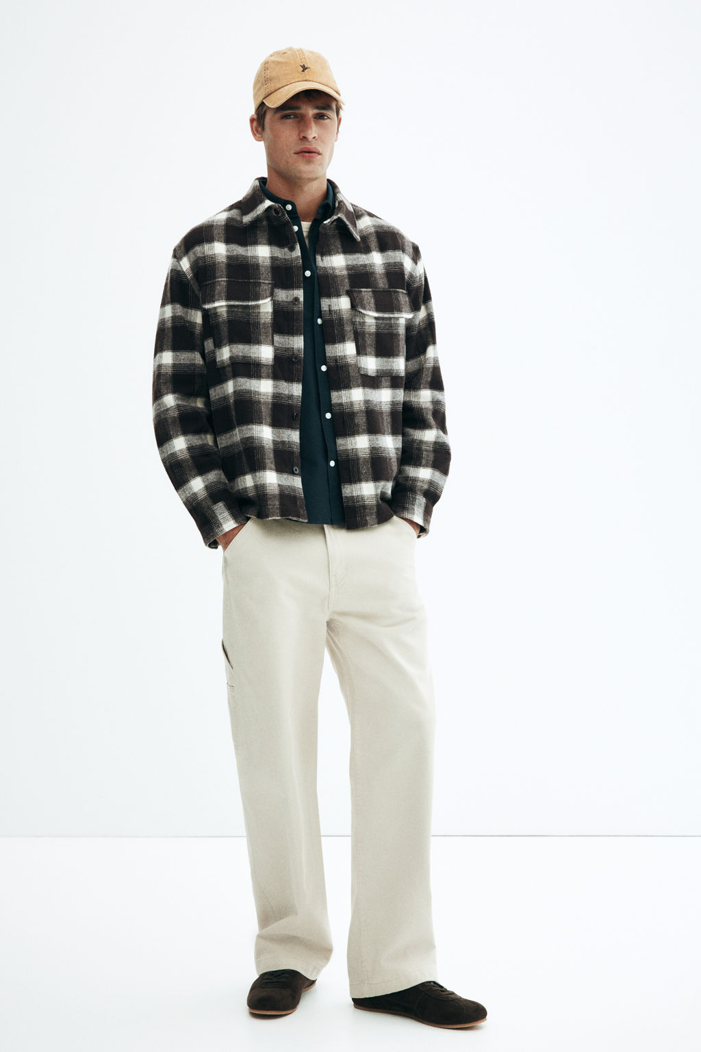 Sobrecamisa de franela Regular Fit - H&m фото 4