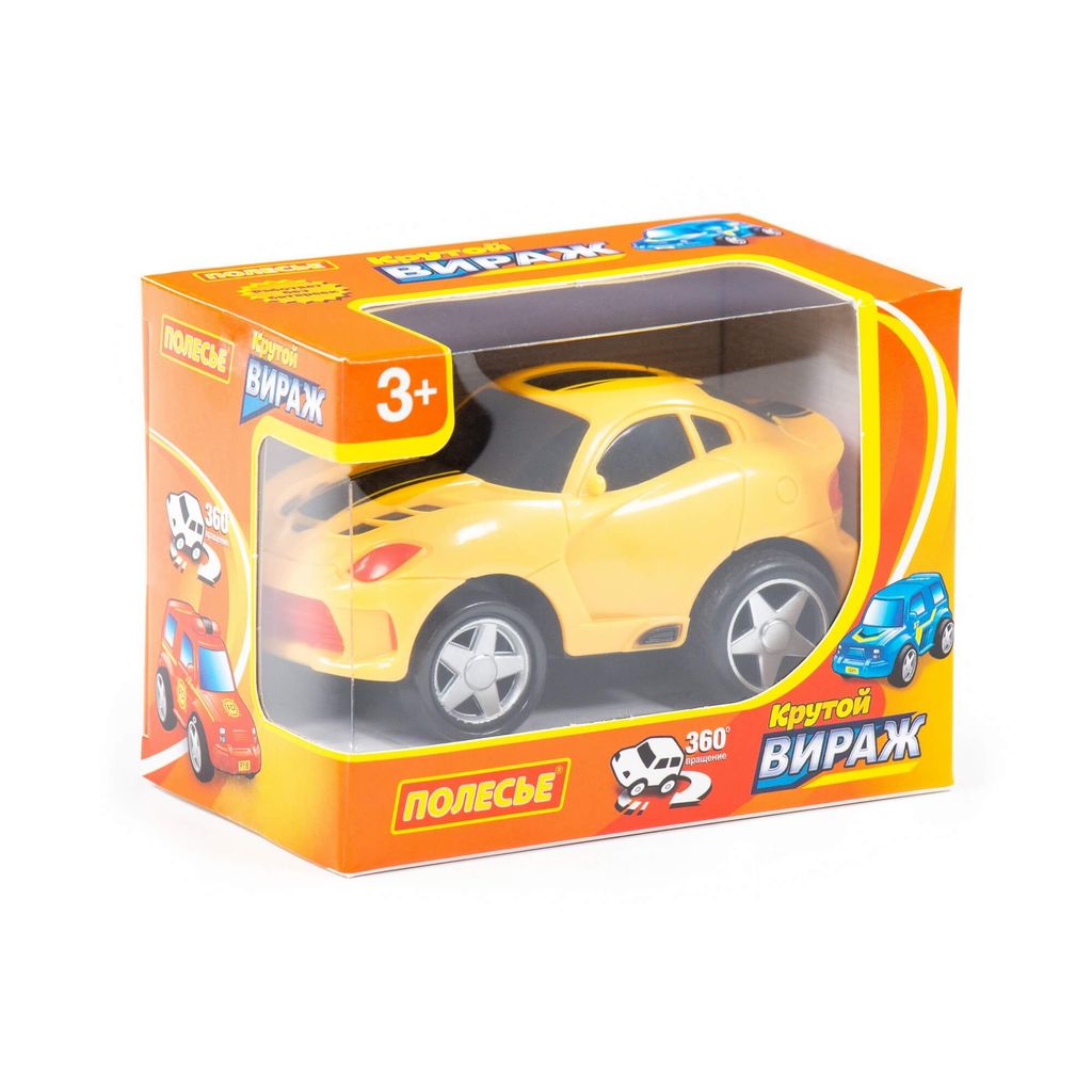 Крутой Вираж, автомобиль гоночный №5 инерционный (в коробке) - Полесье фото 7