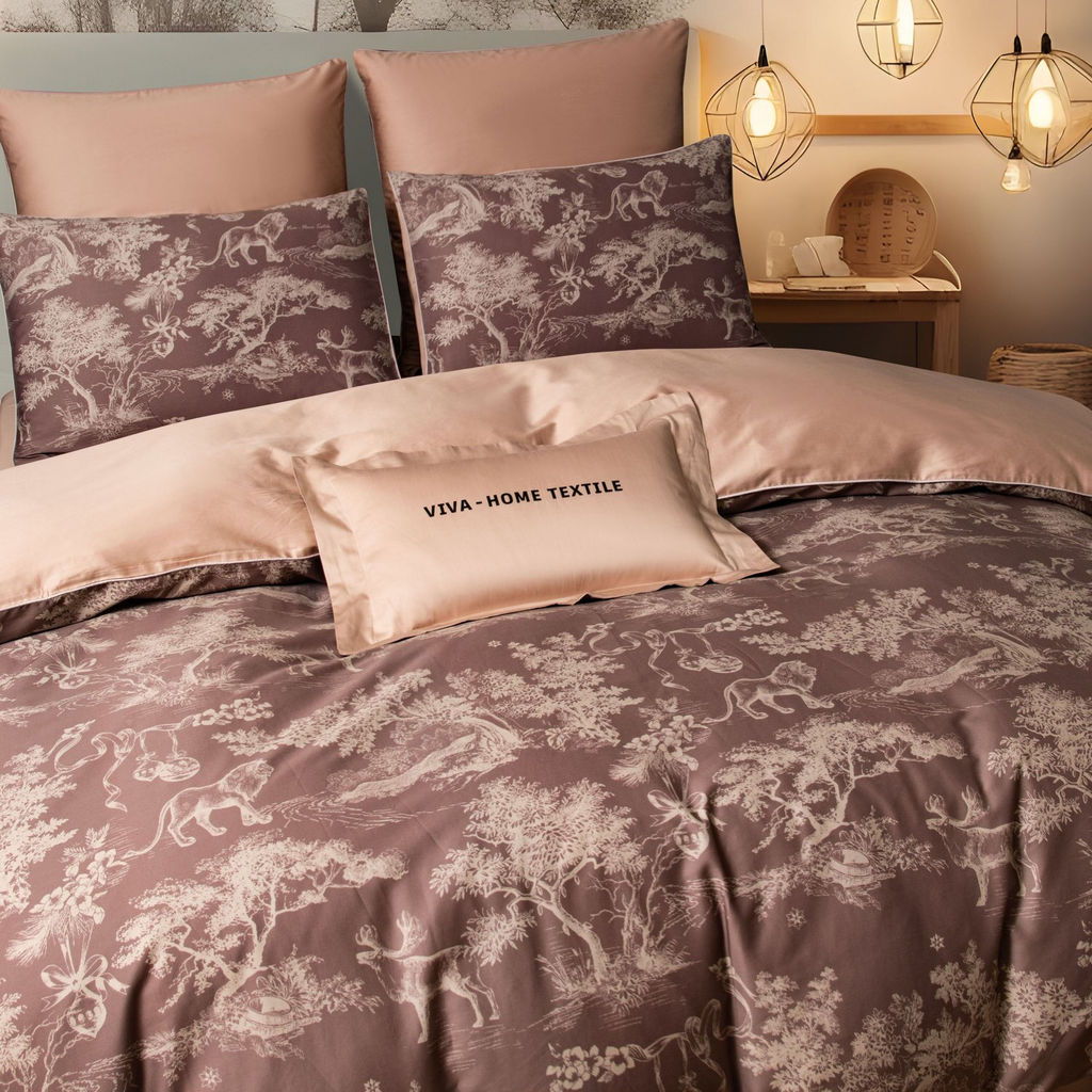 Комплект постельного белья Сатин Премиум на резинке CPAR049 180*200*30;160*200*30;140*200*30 Евро 4 Наволочки