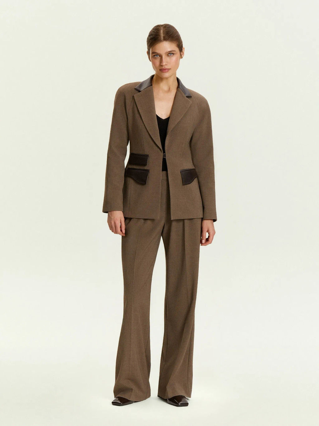 Жакет приталенного кроя, ML871/samba - Emka фото 2