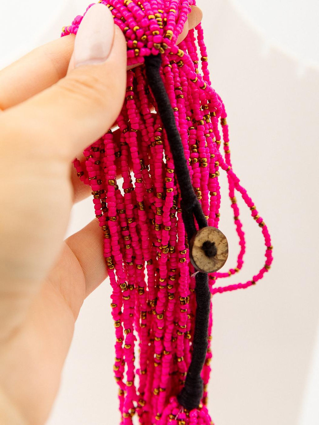 Украшение Бусы (бисер) №0711/1/5 - Ганг фото 3