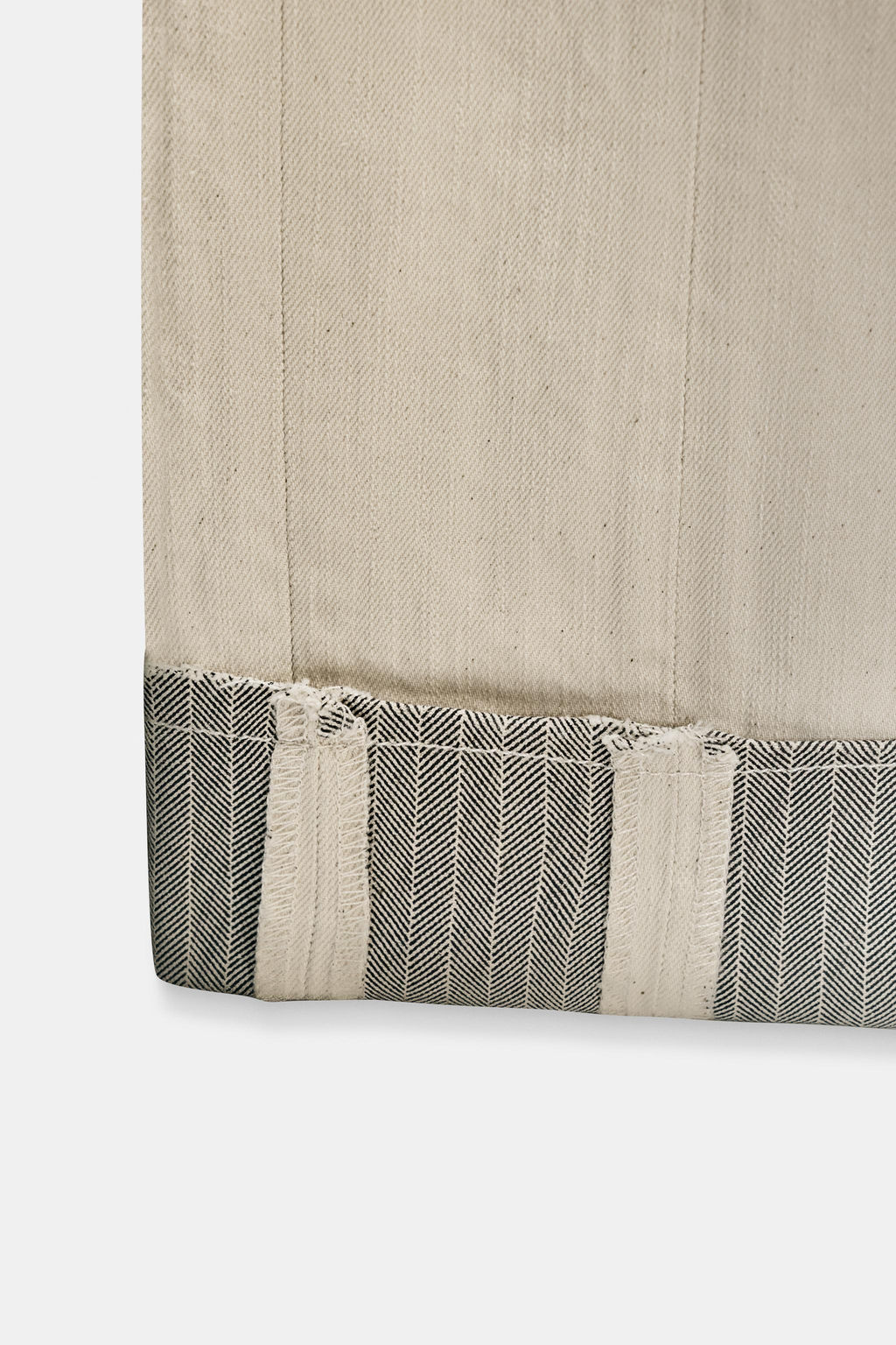 JEANS ZW COLLECTION RELAXED TIRO MEDIO / Crudo - Zara фото 10