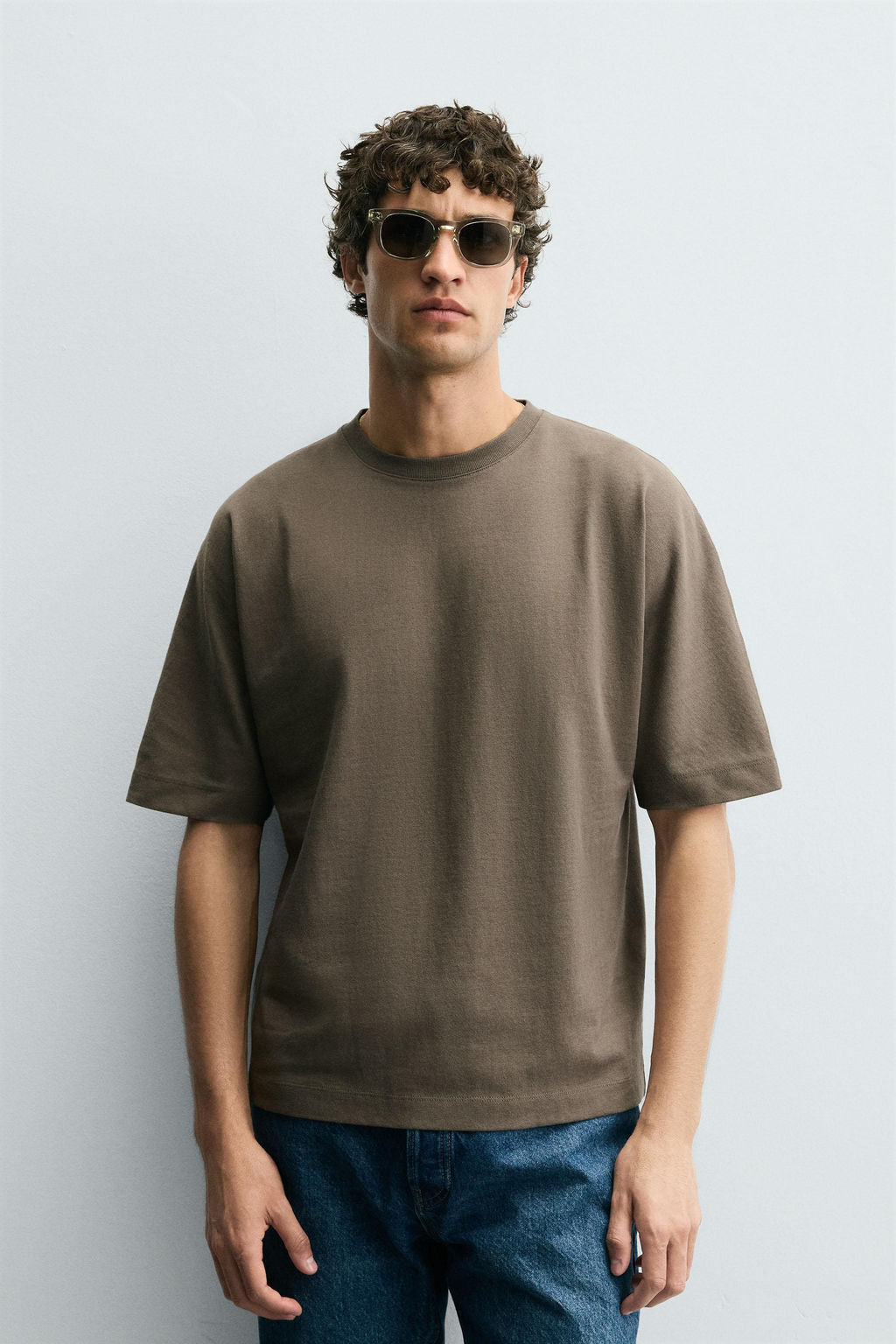 WASHED HEAVYWEIGHT T-SHIRT - Zara фото 2