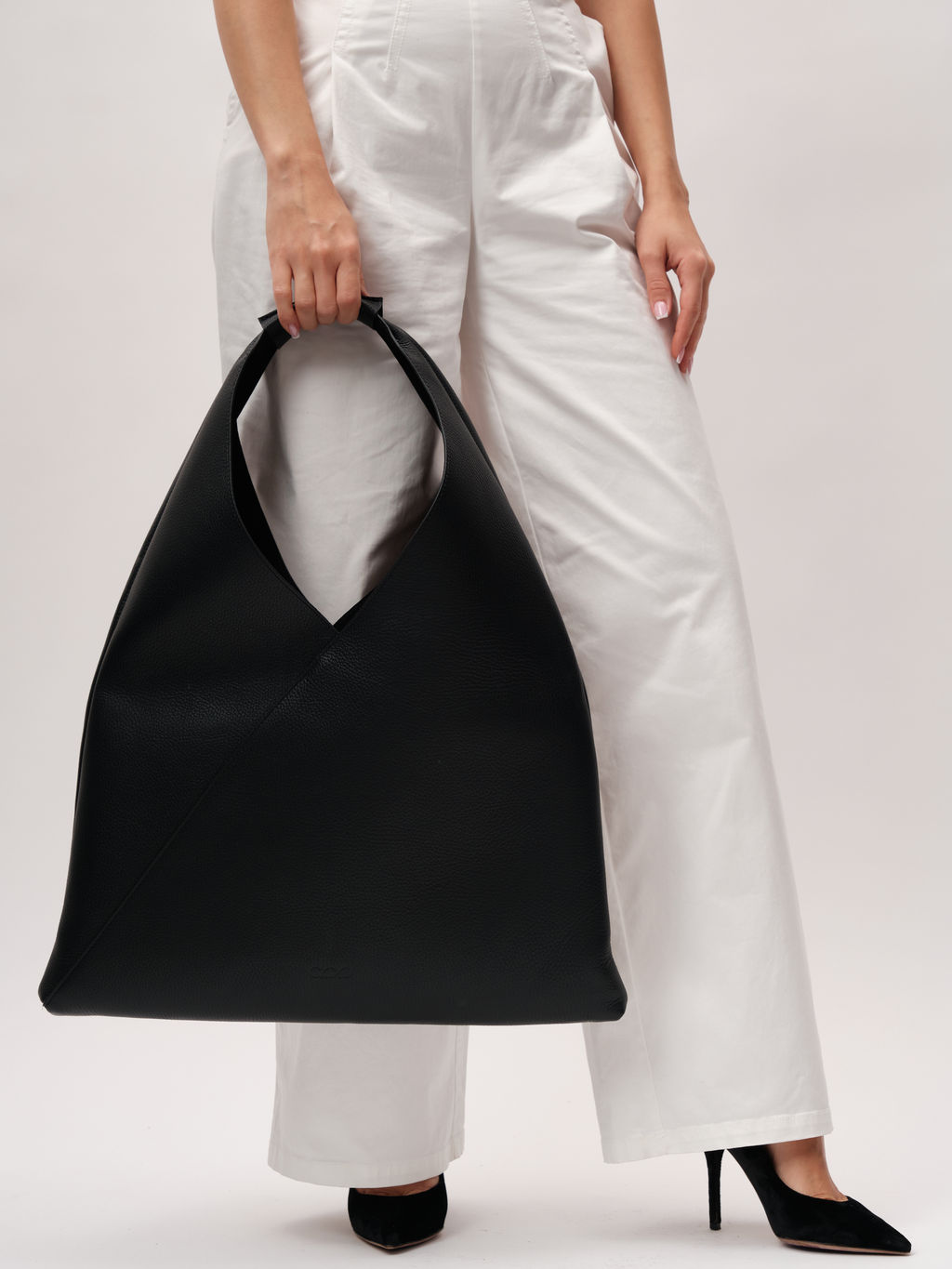 Кожаная сумка Luna DBR 31373 черный фото 10