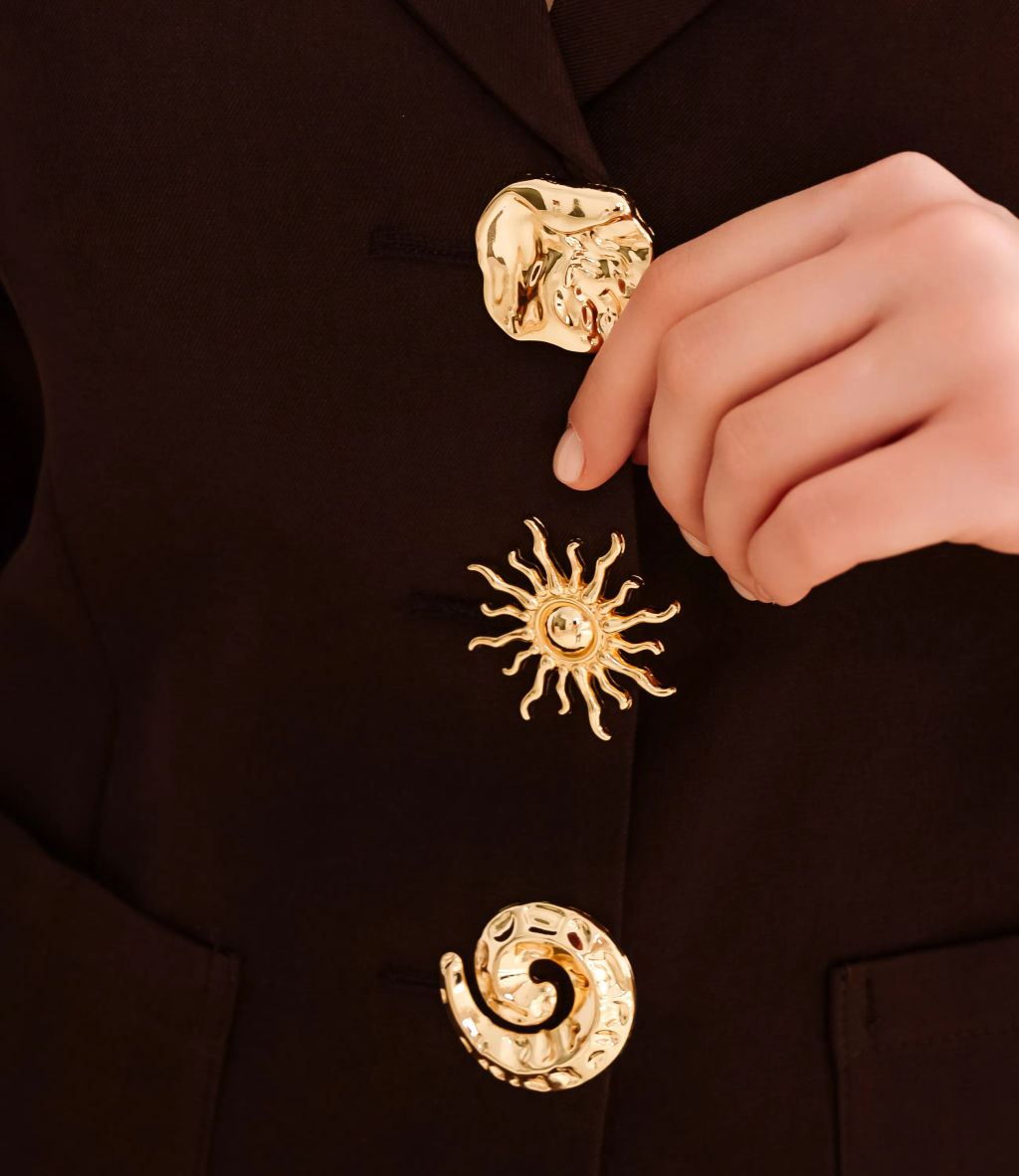 Жакет #КТ8067, шоколадный - Dommod фото 5