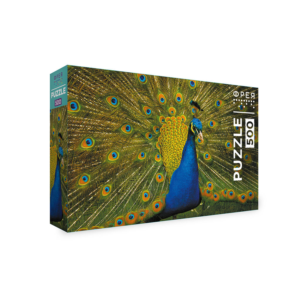 ФРЕЯ Пазл 500 элемент. PZL-500/75 Роскошный павлин