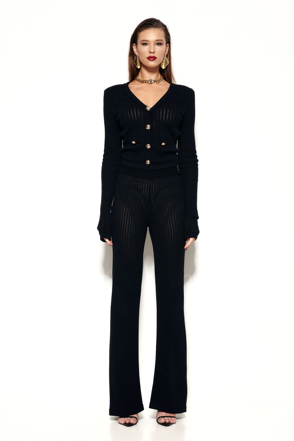 Брюки вязаные 54467 - Lakbi фото 2