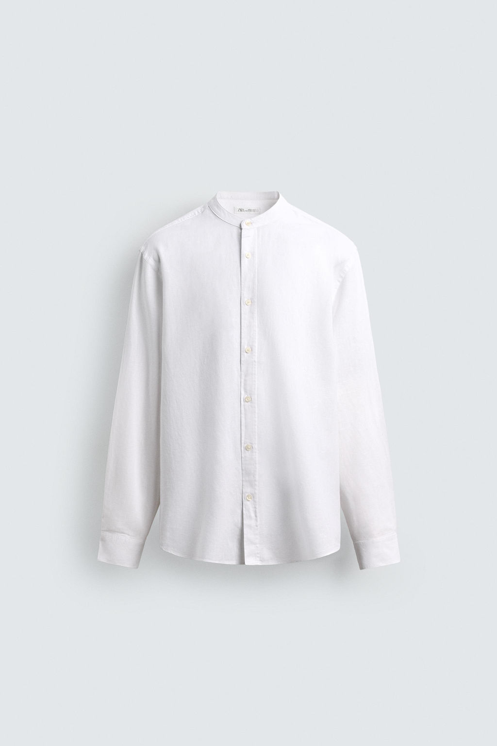 Рубашка Camisa Lino Algodón из льна и хлопка белая