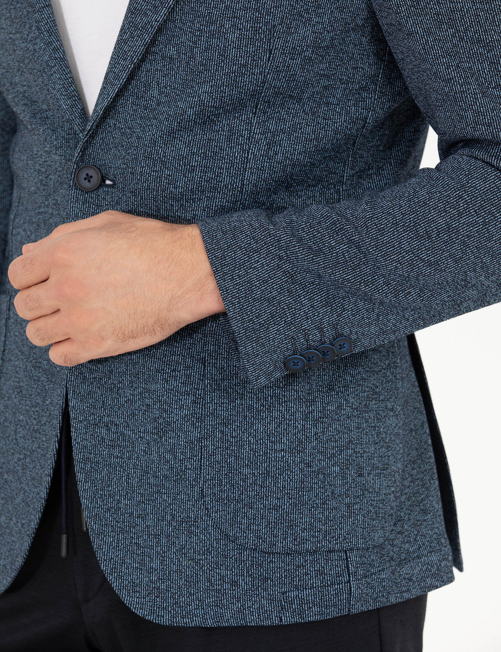 Lacivert Slim Fit Ceket