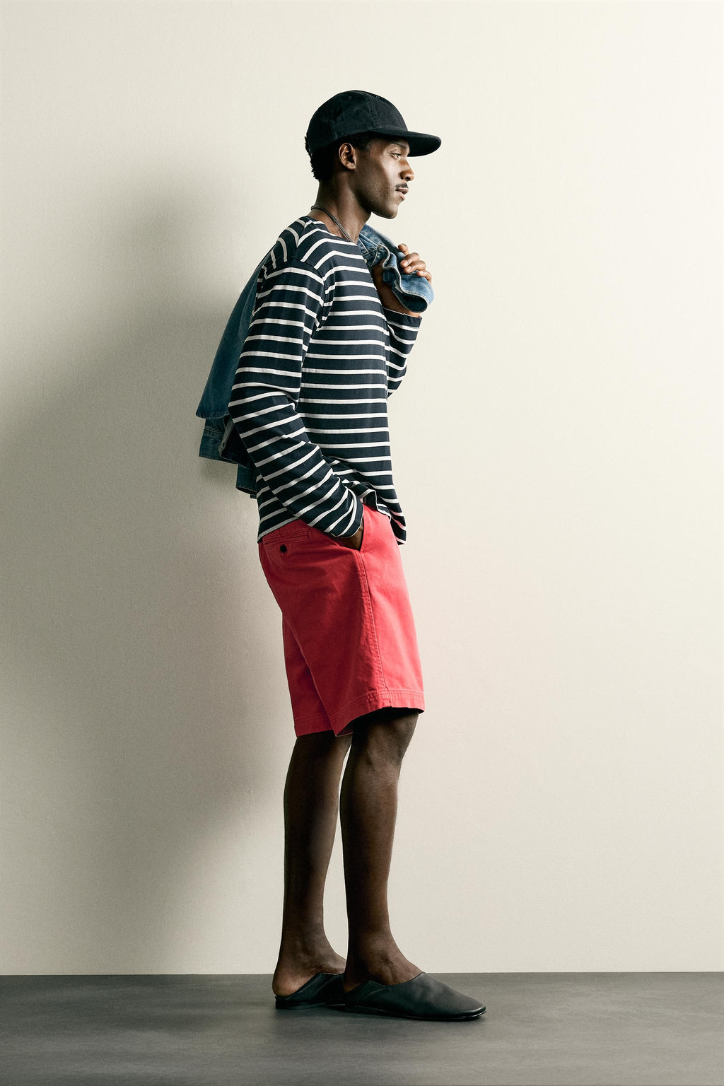 BERMUDA CHINO STRAIGHT FIT / Rojo - Zara фото 4