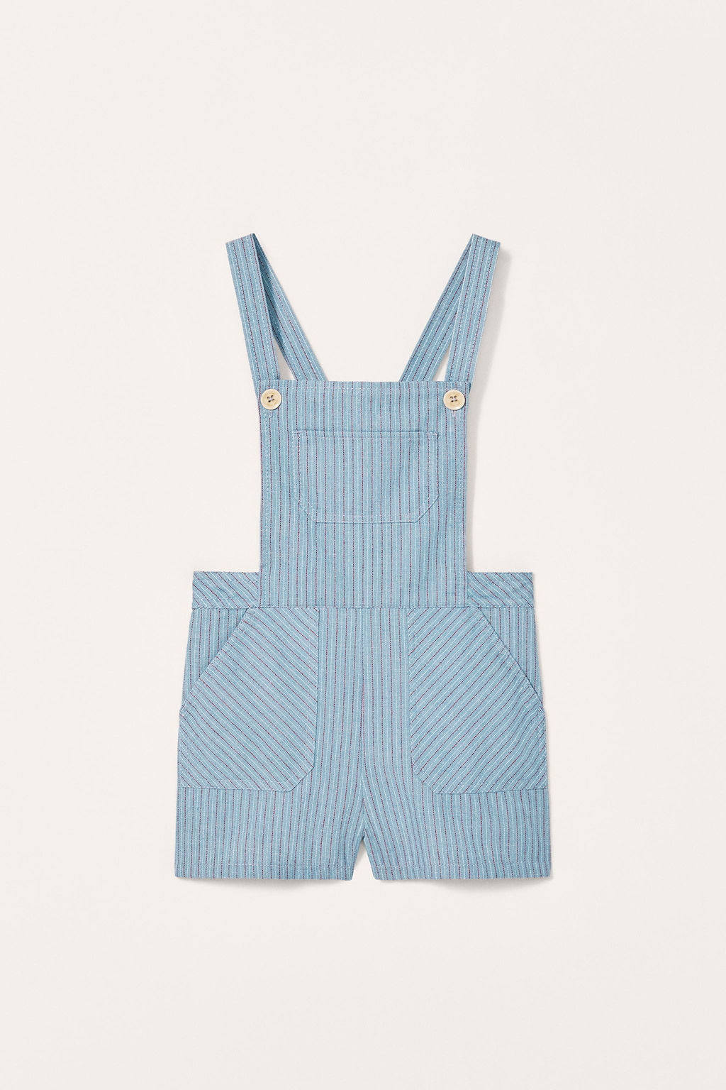 STRIPED SHORT DUNGAREES LIMITED EDITION - Zara фото 5
