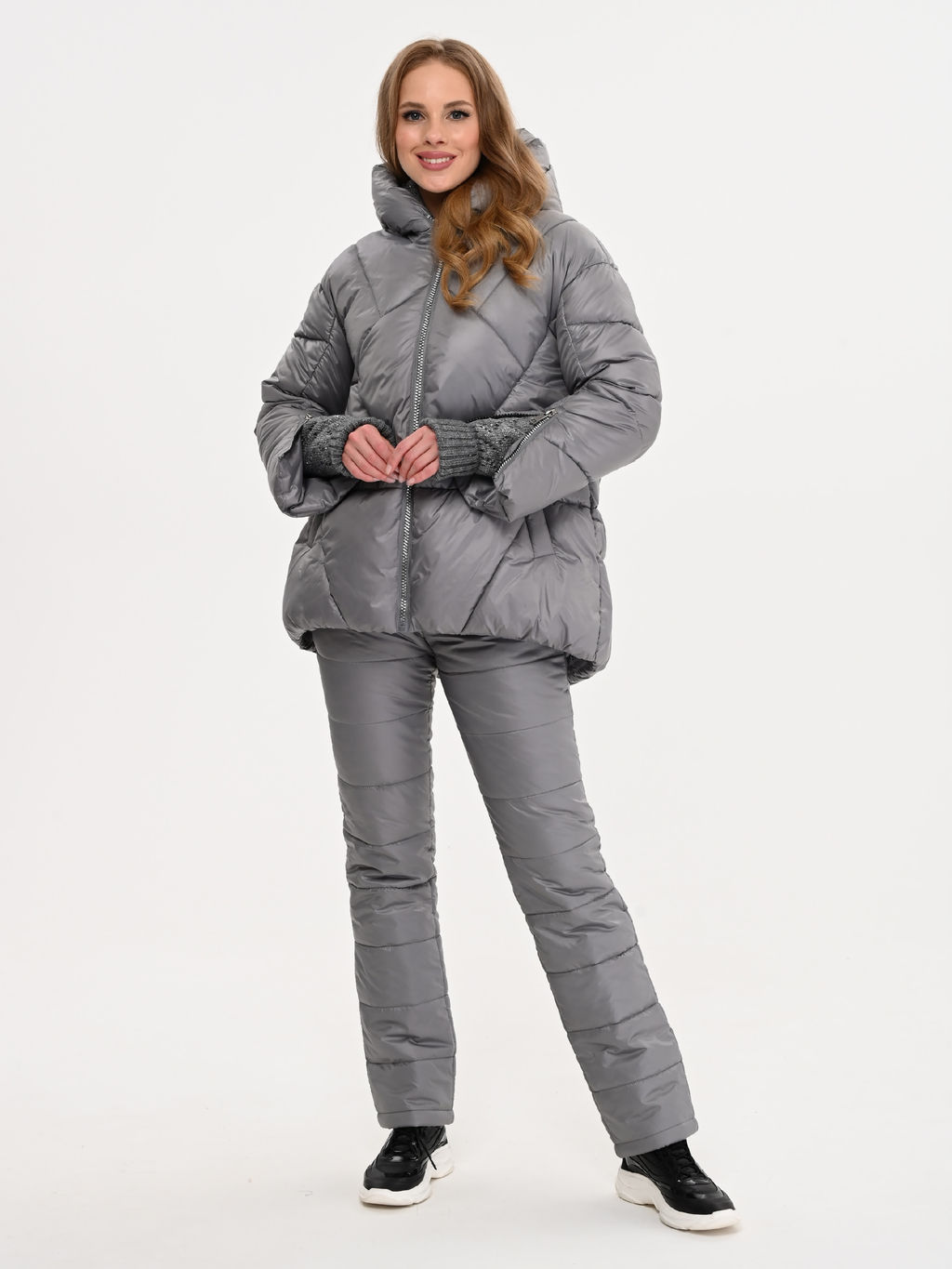 КУРТКА М-544 СЕРЫЙ - А+б коллекция фото 4