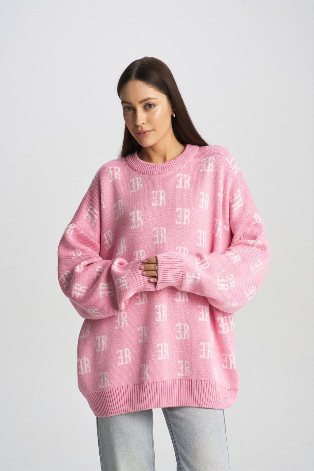 Джемпер Cotton Jacquard Pink
