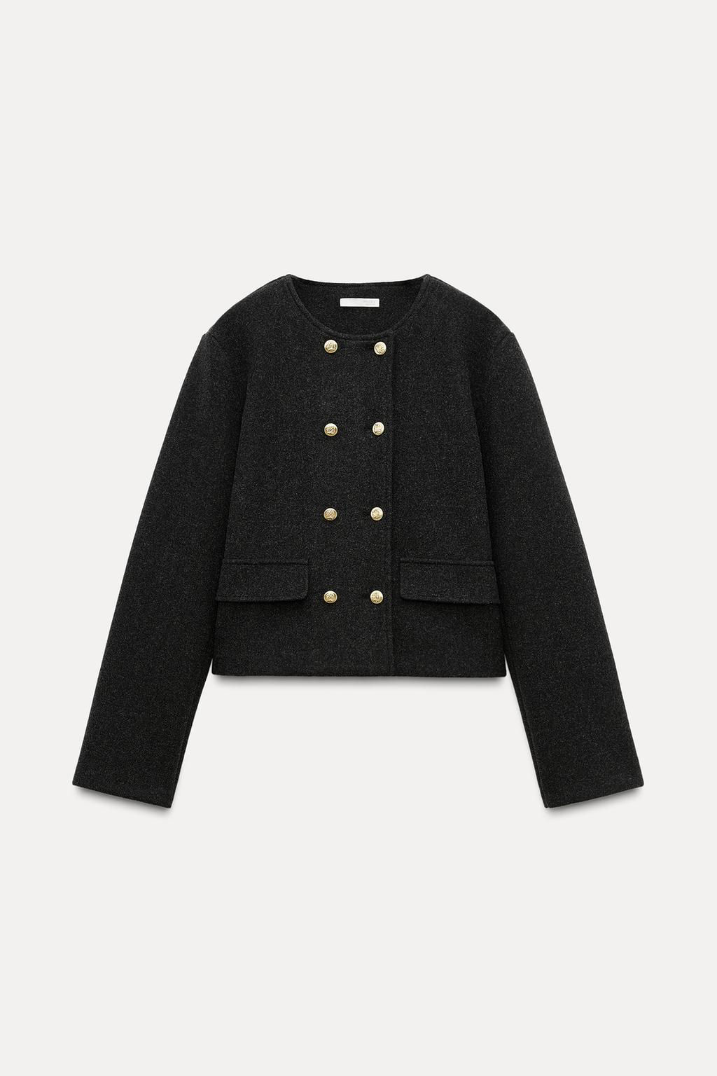 CLOTH JACKET WITH BUTTONS - Zara фото 5
