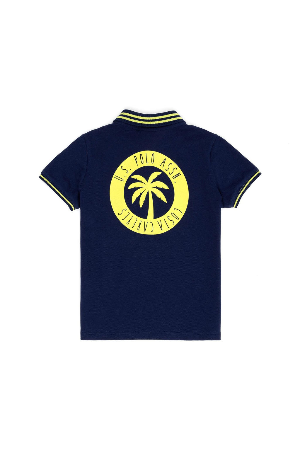 U. S. Polo Assn Темно-синяя футболка с воротником-поло для мальчика - U.s. polo assn фото 5
