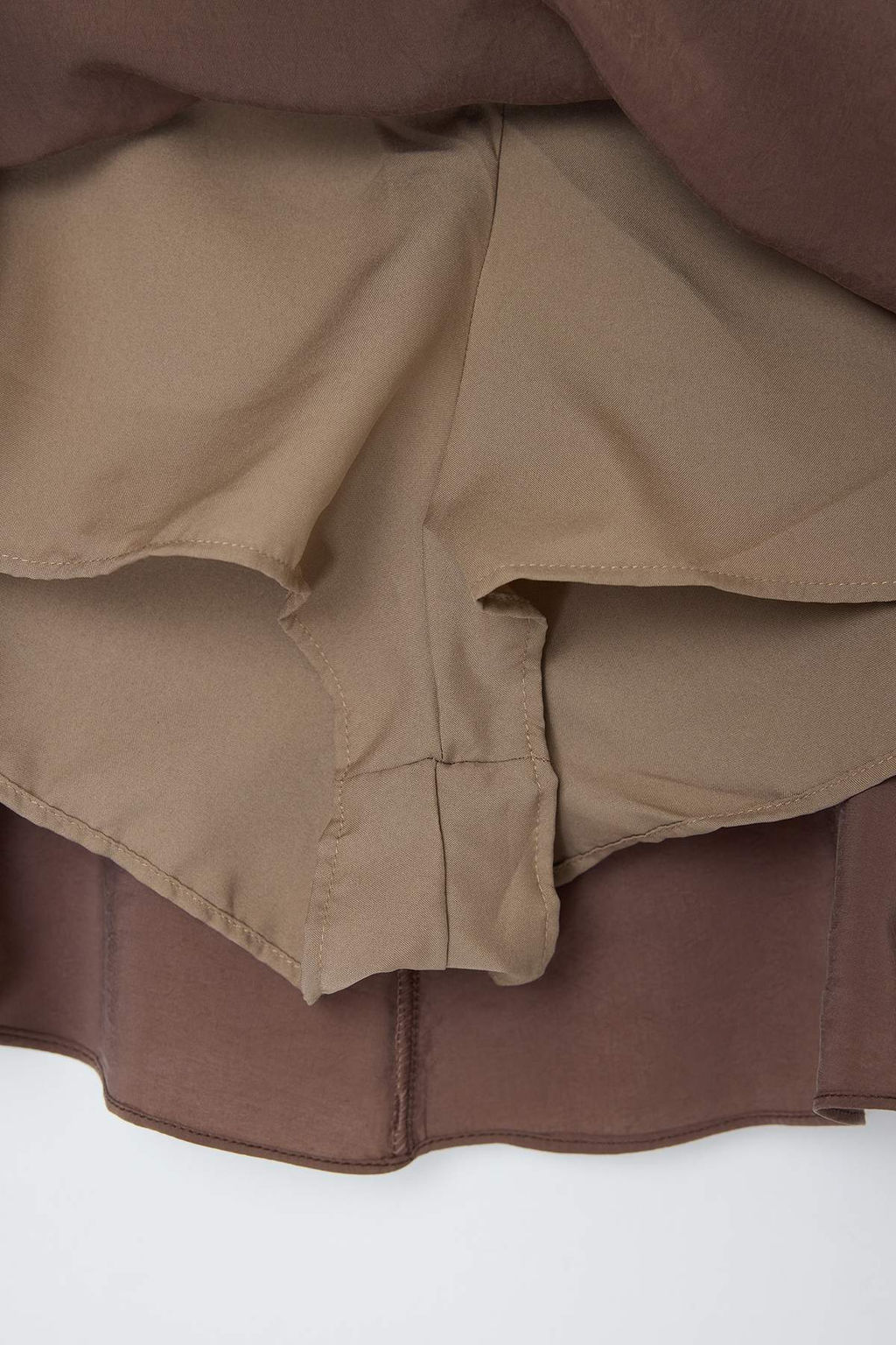 Kahverengi Katl? Modal Mini Ici Sortlu Etek TWOSS26ET00101 - Trendyolmilla фото 6