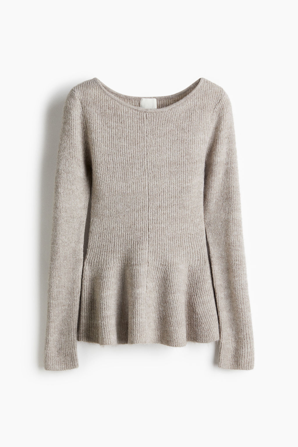 Jersey en punto de canal? con peplum - H&m фото 4