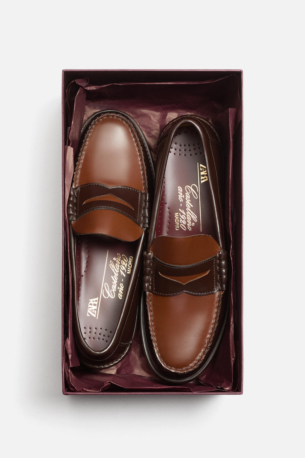 CASTELLANO 1920 ® X ZARA MAN LOAFERS  фото 7