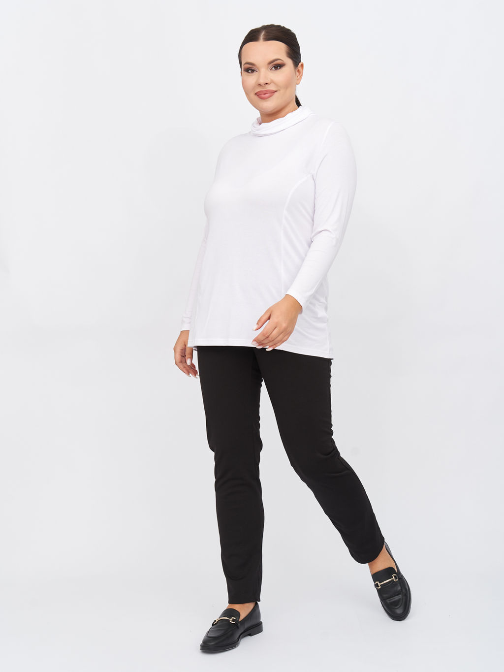 Водолазка из вискозы VD01103WHT00 - Артесса фото 3