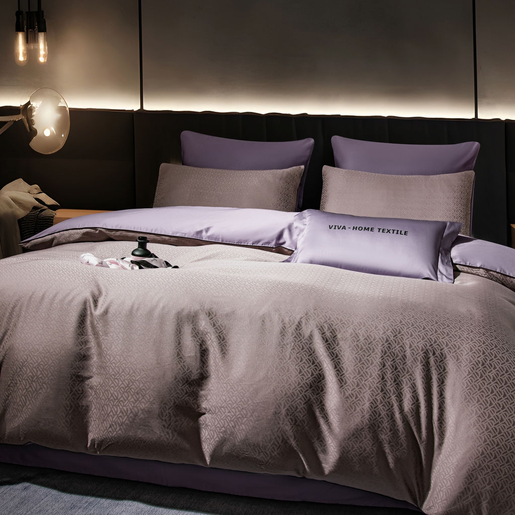 Комплект постельного белья Сатин-Жаккард Тессоро MT008 Евро 4 Наволочки - Ситрейд фото 9