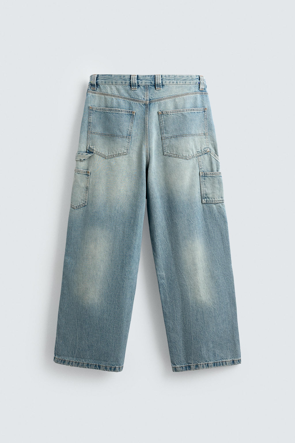WIDE BAGGY FIT JEANS - Zara фото 8