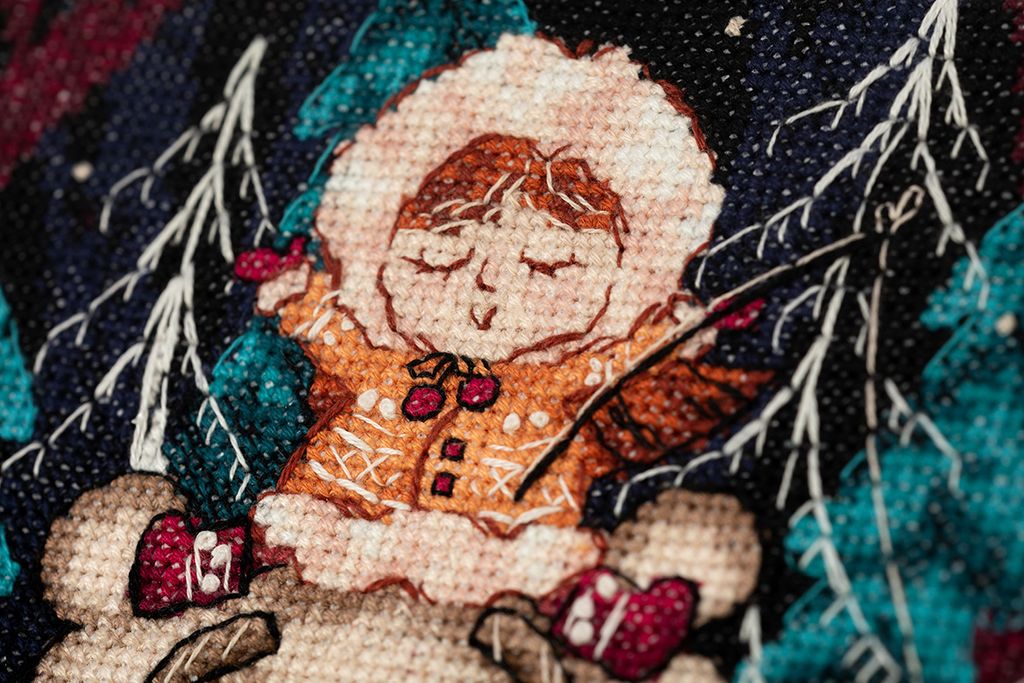 Набор для вышивания PANNA VK-7304 Зимняя рыбалка 17 х 17 см