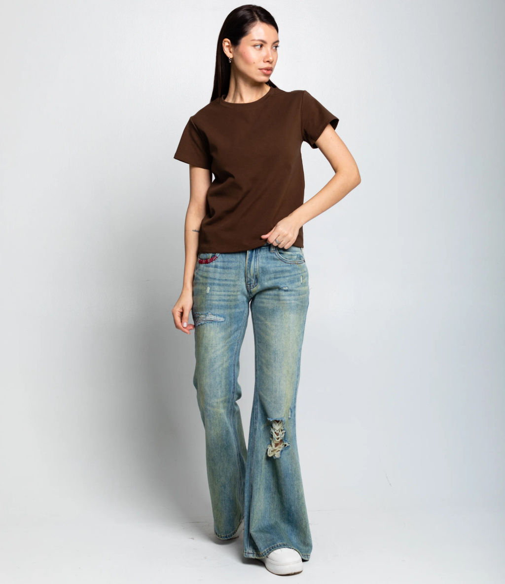 Футболка #КТ250361, тёмный хаки - Dommod фото 4