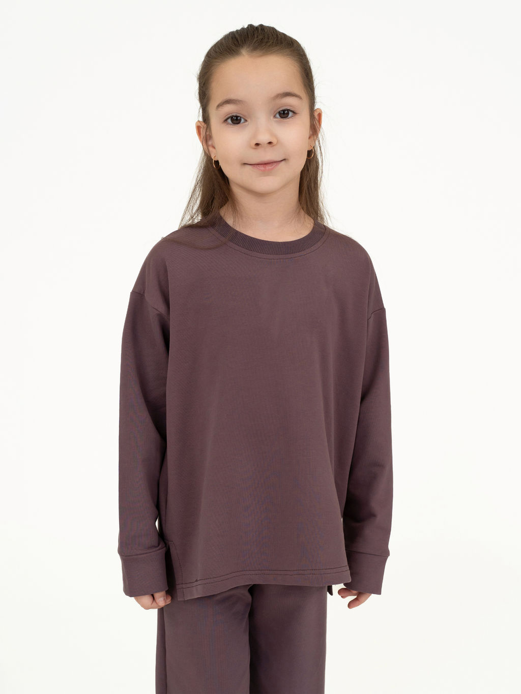 Костюм для девочки сливовый 7065 (122)